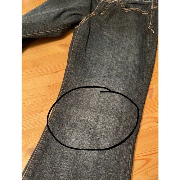 X2 Boot Cut Jeans Womens sz 2S low rise dark wash denim y2k retro - Picture 9 of 12